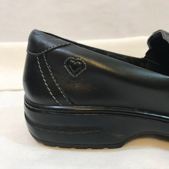 Nurse Mates Black Leather Meredith Work Shoe - Picture 3 of 10